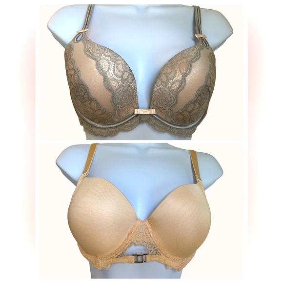 NEW BRA BUNDLE LOT OF TWO LACE PUSH UP - Picture 1 of 8